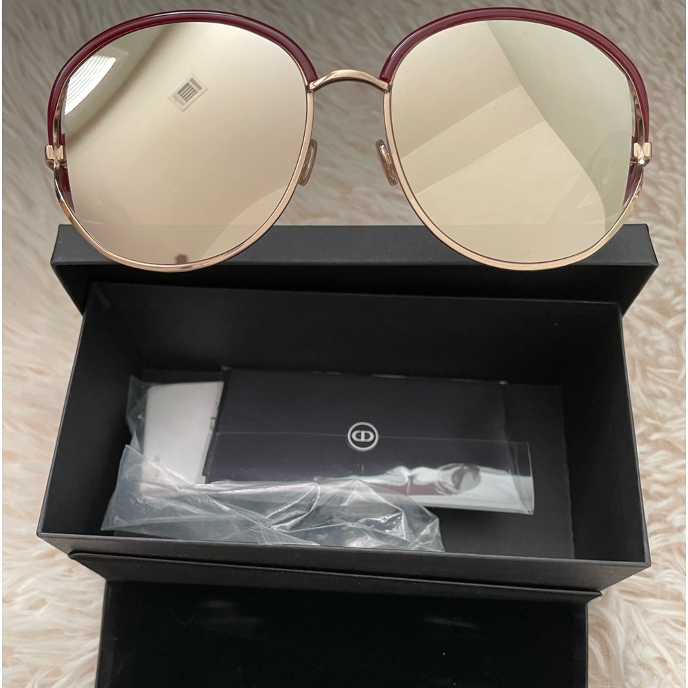 Christian Dior sunglasses.